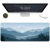 Forest Mountain Mouse Pad Large Gaming Mousepads with Stitched Edge Desk Mat For Home Office Laptop Computer