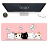 cn-11134207-7r98o-ly6dmwgsar3636.webp Extended Large Pink Cute Kittens Cat Gaming Mouse Pad Non Slip Rubber Base Mousepad with Stitched Edges Desk Pad