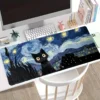 cn-11134207-7ras8-m9r7829evcfw9b.webp Starry Night Sky Cute Cat Mouse Pad Abstract Art Computer Mousepads For Home Office with Non Slip Rubber Base Mouse Mat 100 90 80cm