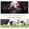 Lunar Eclipse Gaming Mouse Pad  Ink Style Scenic Mounta Gaming Mousepads with Stitched Edges Desk Mat 80   90   100cm