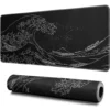 cn-11134207-7ras8-mdaemch43cm45d.webp Large Gaming Mouse Pad Japan Black Sea Wave Mousepads With Non Slip Rubber Base Mouse Mat 100x50 90x40 80x30cm