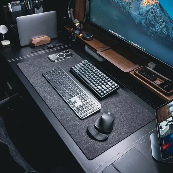 my-11134207-7qul2-lfdsjiikqpspcc.webp Simple Wool Felt Large Gaming Mouse Pad Office Home Desk Mice Mat Supplies 140x60 120x60 100x50 90x45 80x40cm PAD tetikus