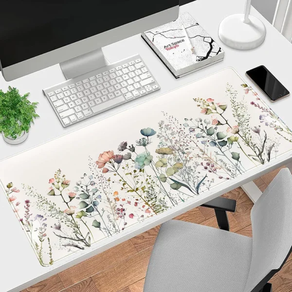 sg-11134201-7reod-m2qgfr90hzl309.webp Large Computer Mousepad Floral Flower Mouse Pads Non Slip Rubber Base Desk Mat For Office Home 80 90 100 120cm